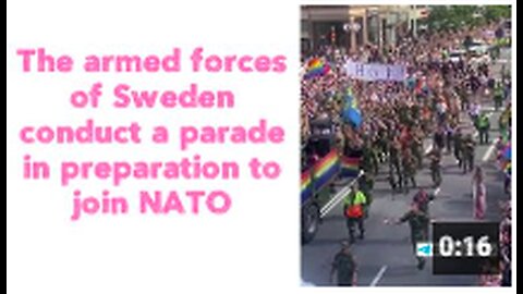 🇸🇪 The armed forces of Sweden conduct a parade in preparation to join NATO 🤦‍♂