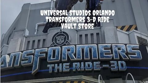 Universal Studios Transformers 3-D Ride Vault Store Walk Thru - Orlando FL - Rodimusbill