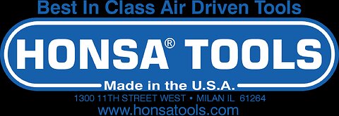 Honsa Tools - HTP 85 Goose Neck Handle Air Tool is Made in the USA