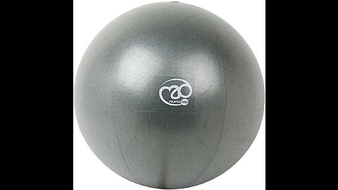 Fitness Mad Exer-Soft Stability Ball, Soft Pilates Ball, 3 Sizes: 7”, 9” & 12”, Mini Gym Ball f...