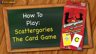 How to play Scattergories the card game