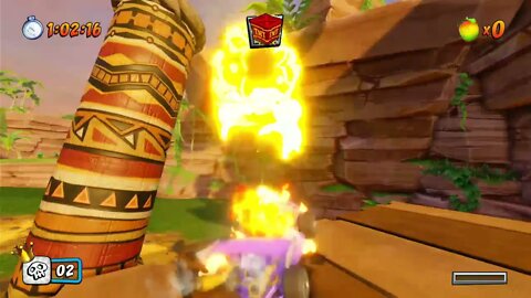 Skull Rock Limit Battle Gameplay - Crash Team Racing Nitro-Fueled