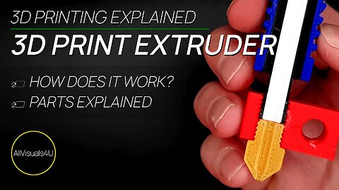 💡 How A 3D Print Extruder Work - 3D Printer Extruder - 3D Printer Hotend - 3D Printing Explained