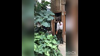 Zookeeper tries to let the sloth go to work