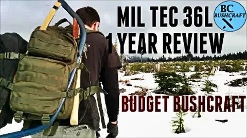 Mil-Tec 36L Molle Assault Pack Review +1 Year Later