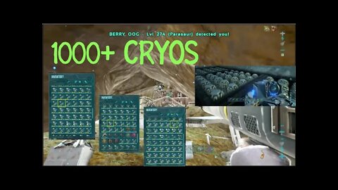 1000+ Cryo Raid S:4 EP:9 small tribes, xbox, windows 10, loot, pvp, raiding