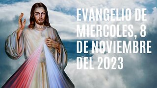 Evangelio de hoy Miércoles, 8 de Noviembre del 2023.