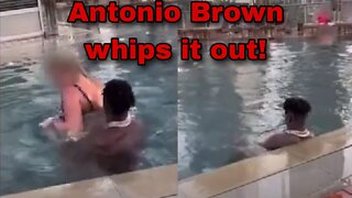Antonio Brown whips it out!
