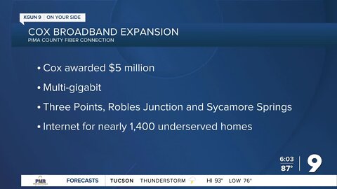 Cities in rural Pima County to receive high-speed fiber network