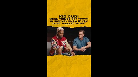 @kidcudi When things get tough is how you know if you truly want it or not