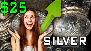 ALERT! Silver Over $25! Outperforming Gold OVER 2 to 1!