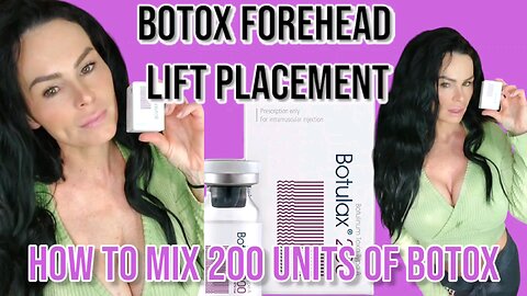 Mixing Botox / Ponytail Tox Forehead Lifting/ MeamoShop Discount Code ( Holly15 ) Saves You Money