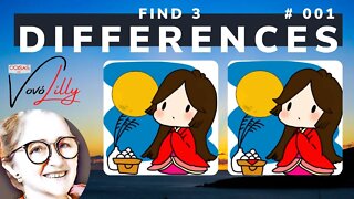 FIND THE THREE DIFFERENCES | # 0031| EXERCISE YOUR MEMORY