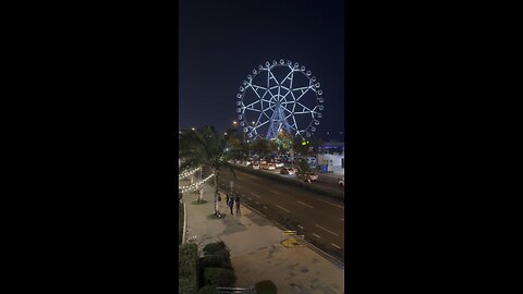 Ferris wheel at mall of Asia Manila Philippines