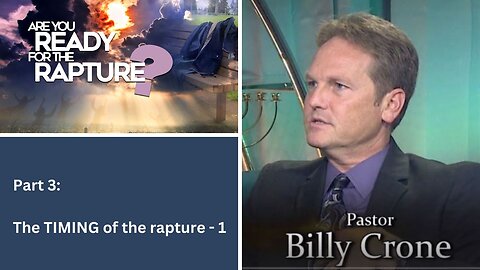 Are you ready for the rapture? (03) | Billy Crone