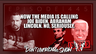 The Media is now comparing Joe Biden to Abraham Lincoln because of “Air-Raid Gate”. | 21FEB23