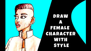 female character freestyle drawing