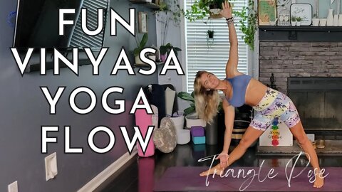 Triangle aka Trikonasana Focused Yoga Flow || 30 Minute Vinyasa Yoga Flow