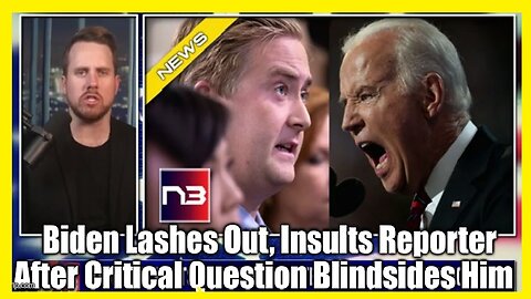 Biden Lashes Out, Insults Reporter After Critical Question Blindsides Him!