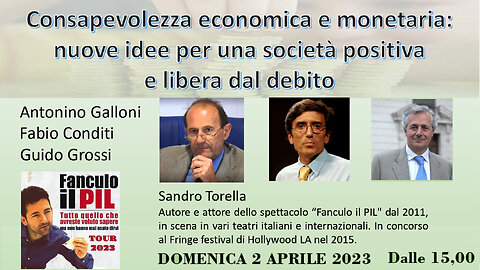 Convegno ECONOMI-COMICO a Pesaro 2 Aprile 2023 - Sandro Torella