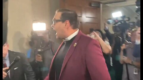 Insane Scene on Capitol Hill as George Santos Goes Ballistic on Anti-Israel Protesters