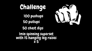 Quick Challnge Workout