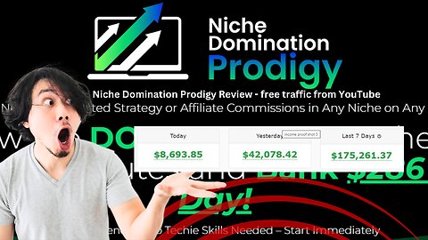 Niche Domination Prodigy Review – free traffic from YouTube