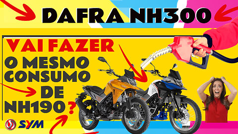 🏍️CONSUMO DA NH300 SERÁ O MESMO DA NH190 ❓ O TANQUE DA NH 300 FAVORECE A CILINDRADA❓ QUAL O CONSUMO❓