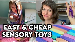 **INEXPENSIVE** DIY Sensory Toys || Quick, Easy & Cheap DIY Fidget Toys & Toys To Buy