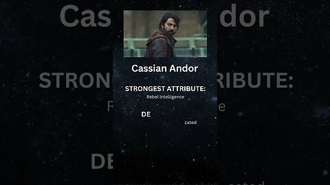 Star Wars Character Spotlight: Cassian Andor #shorts