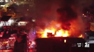 Massive apartment fire in North Baltimore under investigation