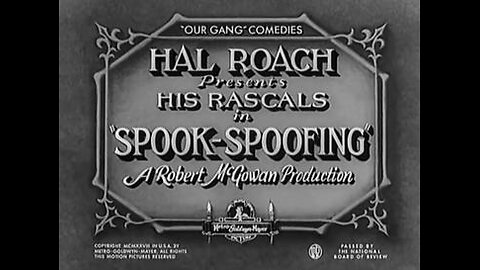Our Gang Silent 1928 Classic Comedy SPOOK SPOOFING - FULL UNCUT SHORT