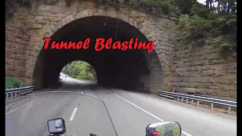 Funny Motorcycle tunnel blasting with Grover, Lancaster PA