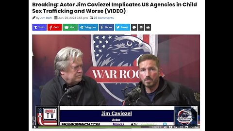Actor Jim Caviezel Implicates US Agencies in Child Sex Trafficking and Worse