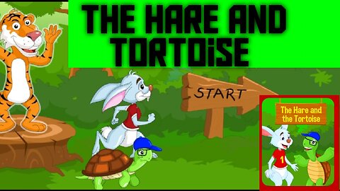 The Hare(Rabbit) and Tortoise Moral Story// Rabbit VS Tortoise// kids story