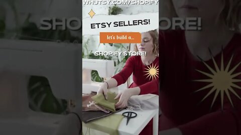Etsy Sellers! Let’s build your website today #shorts Etsy to Shopify tutorial and step by step video
