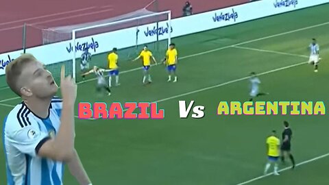Brasil 0-1 Argentina | Preolímpico Sudamericano Sub-23 Venezuela 2024 | Football Cricket Highlights