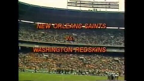 1979-10-28 New Orleans Saints vs Washington Redskins