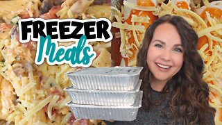 EASY FREEZER MEALS | MAKE AHEAD FREEZER MEALS | FREEZER PREP | AMBER AT HOME