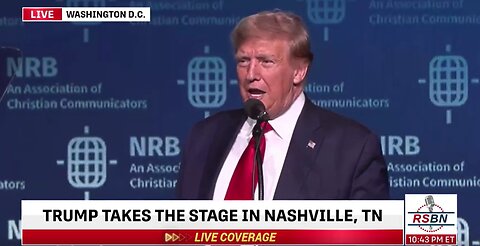 President Donald Trump National Religious Broadcasters Speech Nashville, Tennessee 2/22/24