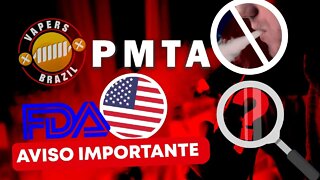 O Vape vai ser afetado nos EUA (FDA - PMTA). O que pode afetar no Brasil?