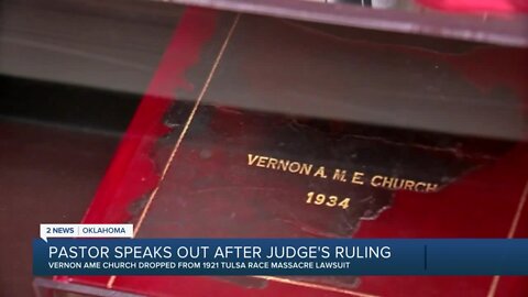 Pastor speaks out after judge rules Vernon A.M.E can’t sue as part of Race Massacre lawsuit