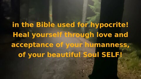 Soul Speak #15 - "Men shall be lovers of their own selves". 2.Tim 3:2 The ReneGade Version.