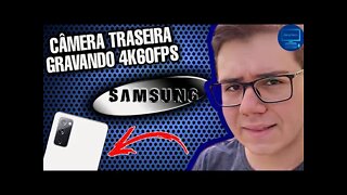 CÂMERA ABSURDA! S20 FE Snapdragon GRAVANDO EM 4K60FPS | Teste de Câmera