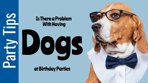 Stress Relieving Party Tip - Should Dogs Be Allowed to Be At Birthday Parties?