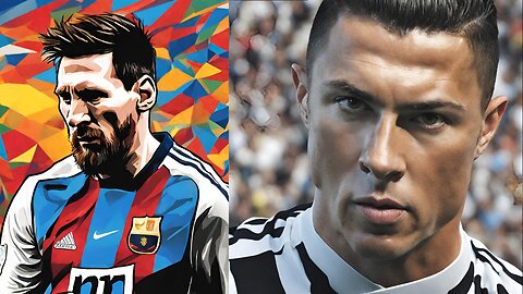 🌟Legends Reimagined: Cristiano Ronaldo and Lionel Messi in AI – The Greatest Rivalry of All Time! 🎨⚽