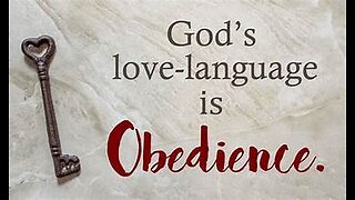 Joy & Fulfillment is found in Obedience.