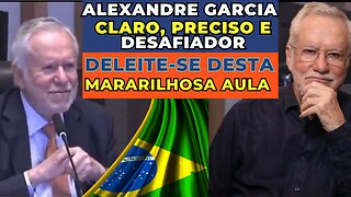 ALEXANDRE GARCIA deu uma verdadeira aula DE VIDA, CIVIEMO E AMOR AO BRASIL. (veja o vídeo)