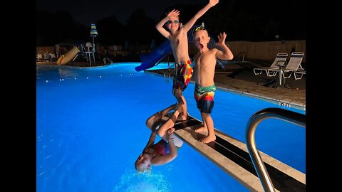 Night Swim Live on the Diving Board