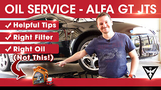 How to Change the Oil - Alfa Romeo GT JTS - Oil Grade and Oil Filter